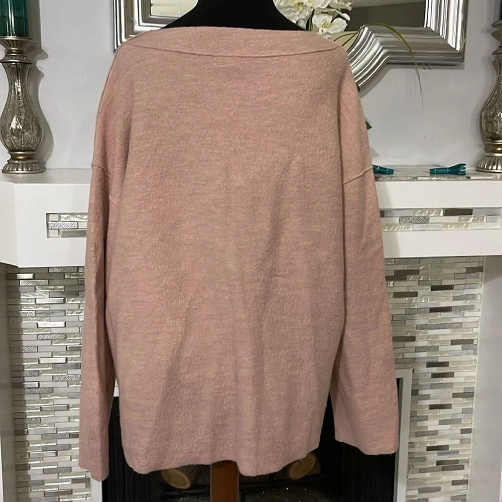 EILEEN FISHER 100% Wool Crewneck Sweater M - Picture 5 of 7